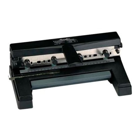 Swingline Swingline Heavy Duty Punch, 2 - 4 Holes, Adjustable Centers, A4 Compatible, 40 Sheets, Black 74450